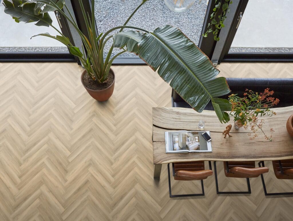 YUP Paddington Herringbone XL Beige Dryback - Afbeelding 2