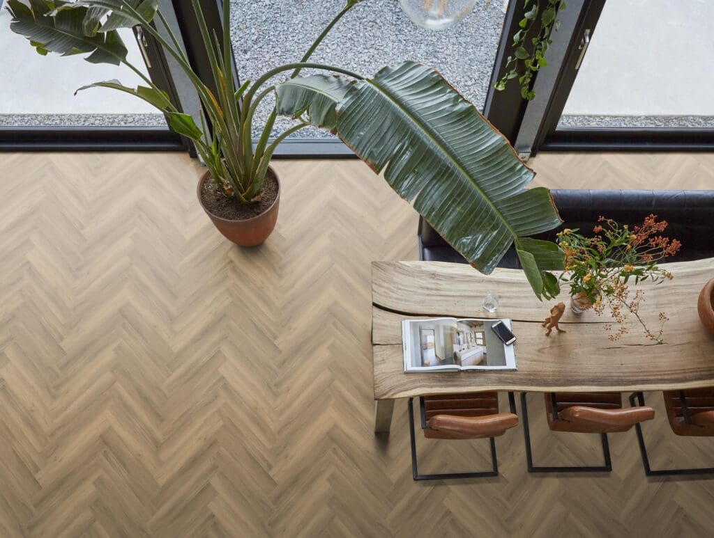 YUP Paddington Herringbone XL Natural Dryback - Afbeelding 2