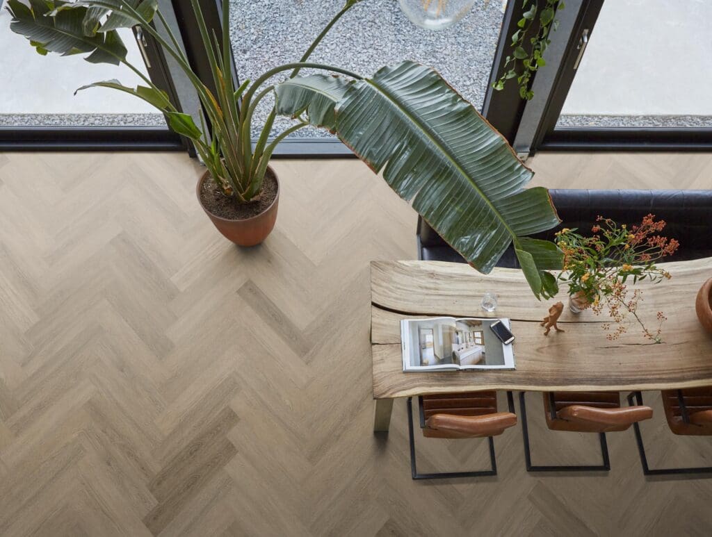 YUP Sutton Smoky Herringbone Dryback - Afbeelding 2