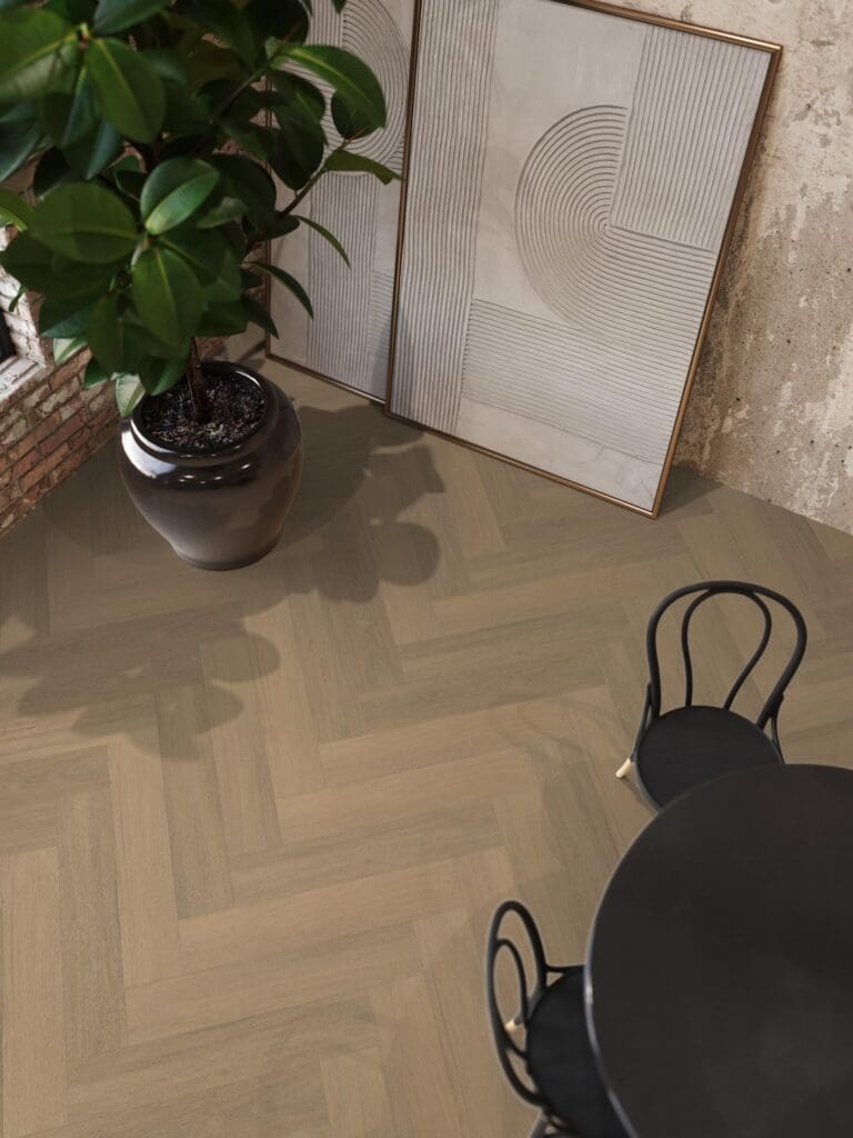 YUP Sutton Warm Natural Herringbone Dryback - Afbeelding 2