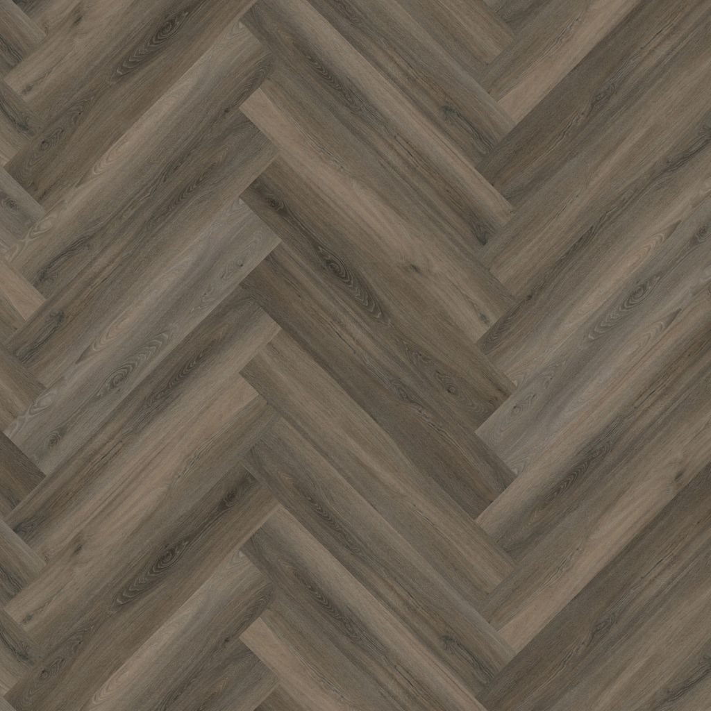 YUP Paddington Herringbone Dark Grey Dryback - Afbeelding 1